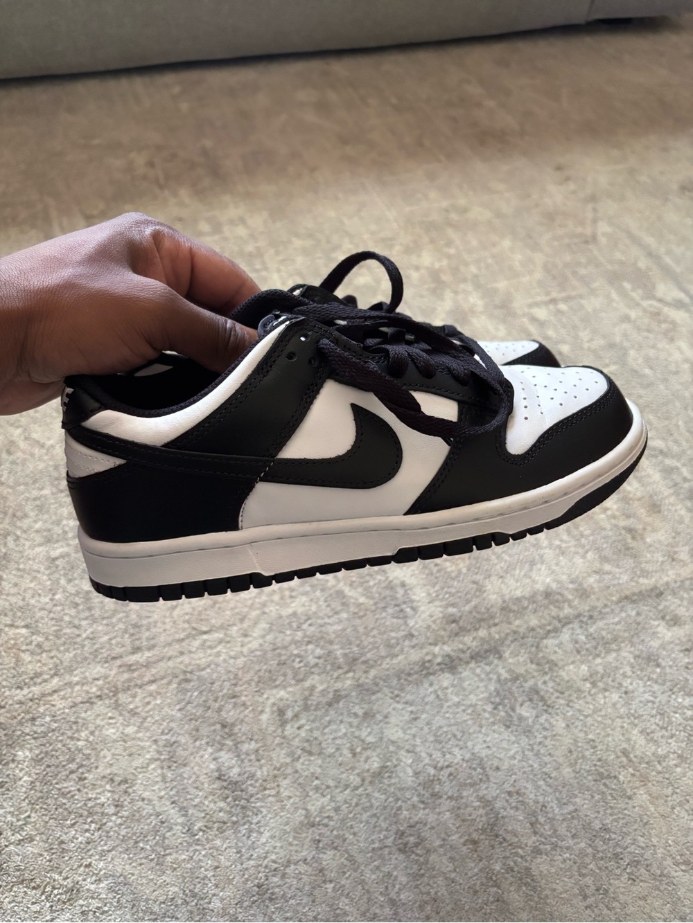 Nike Black and White panda dunks Low-Top Sneakers